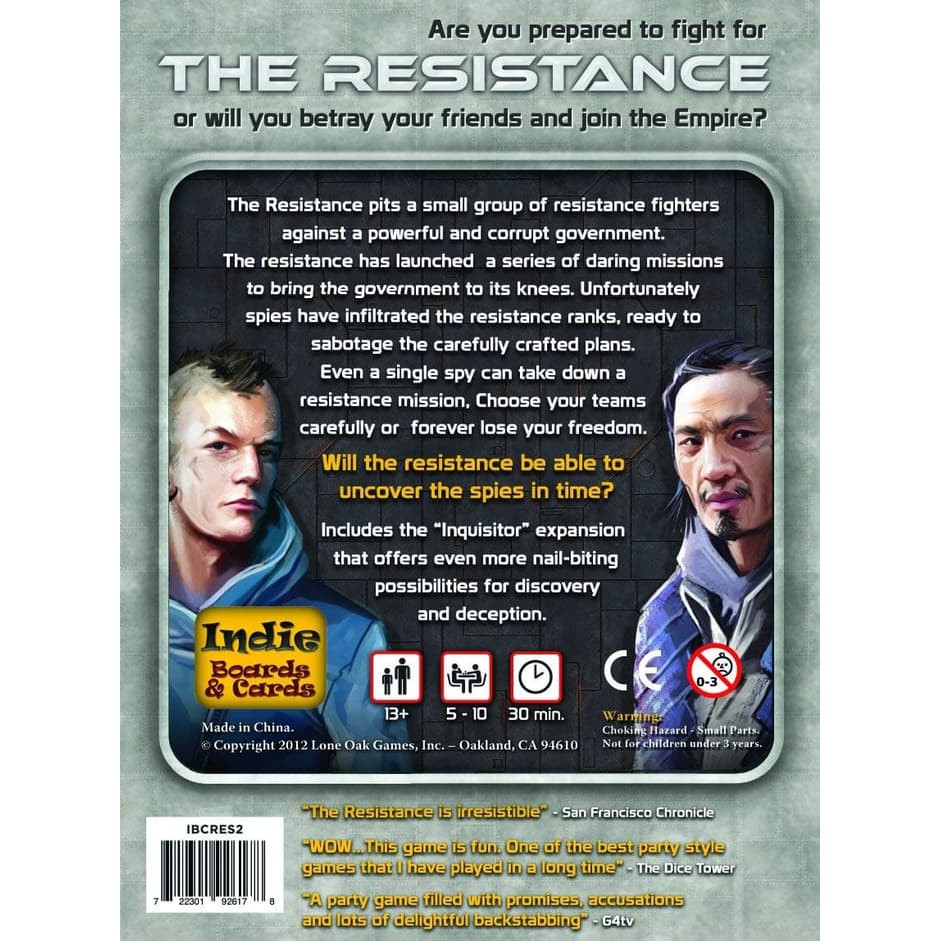 Bộ Trò Chơi Board Game The Resistance 3rd Độc Đáo Thú Vị