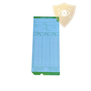 thẻ chấm công bằng giấy umei (combo 100 thẻ)