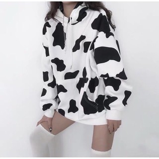 [HÀNGORDER] ÁO KHOÁC BÒ SỮA VẢI NỈ MỊN SIÊU CUTEE🐄