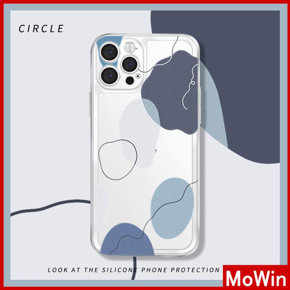 Ốp Điện Thoại Silicon Dẻo Trong Suốt Viền Vuông Bảo Vệ Camera Cho iPhone 13 Pro Max iPhone 12 Pro Max iPhone 11 iPhone 7 Plus
