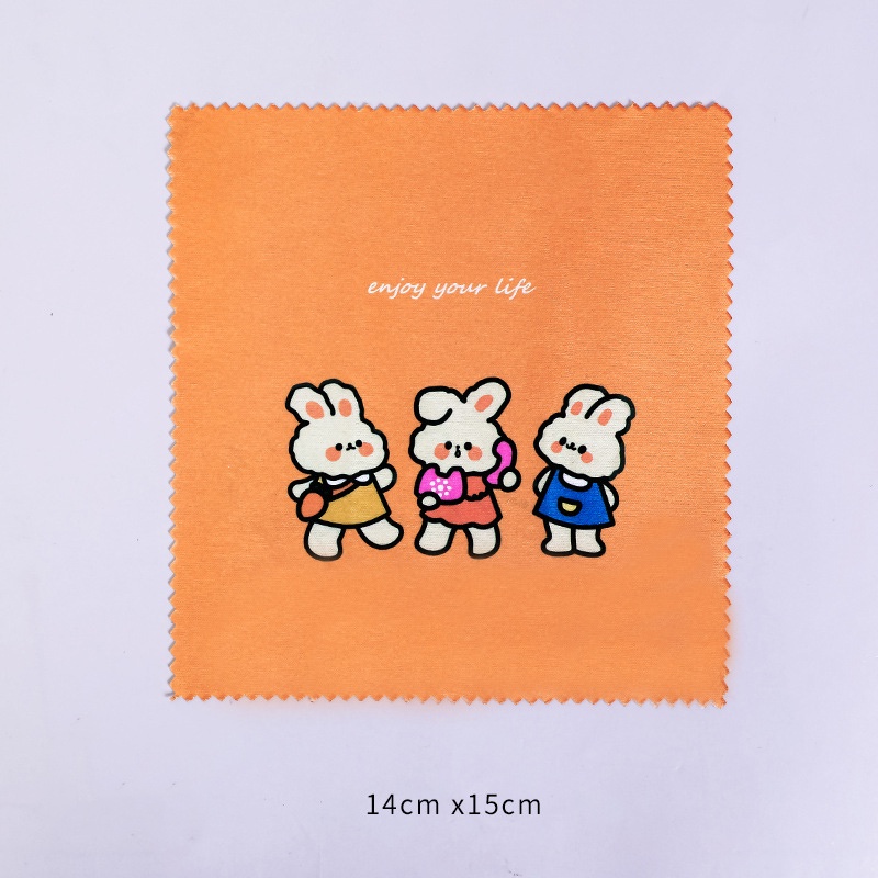 Khăn lau kính Doraemon, Hello Kitty, Pikachu dễ thương cute TooYoo BK00471