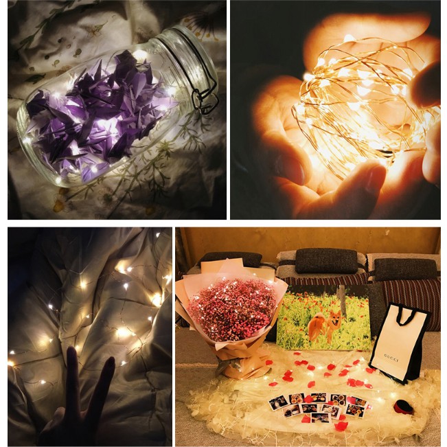 [LIKADO] Đèn led trang trí đom đóm decor giỏ hoa, quà tặng, phòng ngủ (3M) | BigBuy360 - bigbuy360.vn