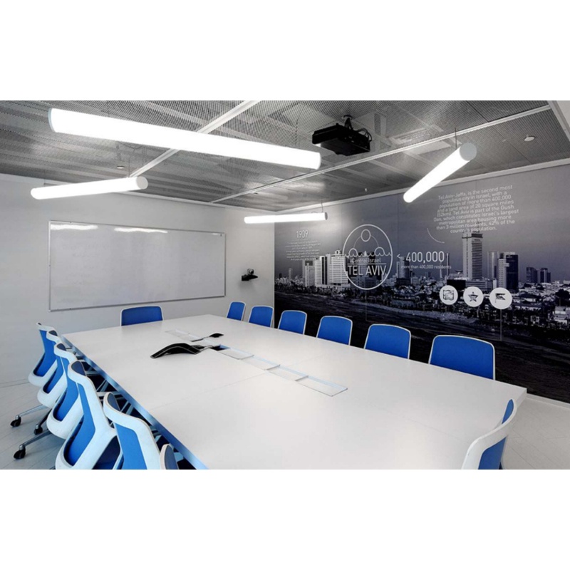 Đèn LED thanh nhôm định hình tròn phi 30 treo trần