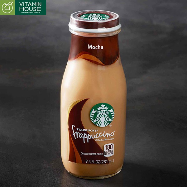 [VITAMIN HOUSE] Cà phê Starbucks frappuccino vanilla mocha caramel đóng chai 281ml