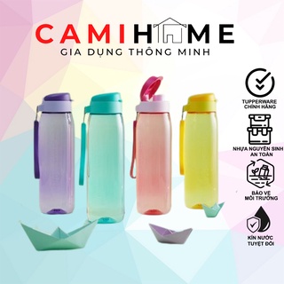 Bình đựng nước Lohas Flask Tupperware 750ml, nhựa nguyên sinh an toàn, bảo hành trọn đời