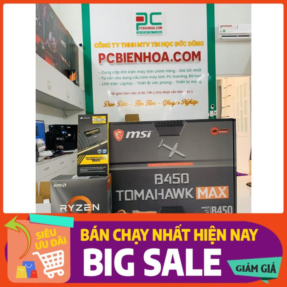 Combo máy tính Ryzen 5 3600 B450 16G chính hãng TẶNG BÀN DI CHUỘT GAMING | WebRaoVat - webraovat.net.vn