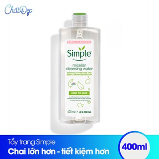 Nước tẩy trang Simple 400ml