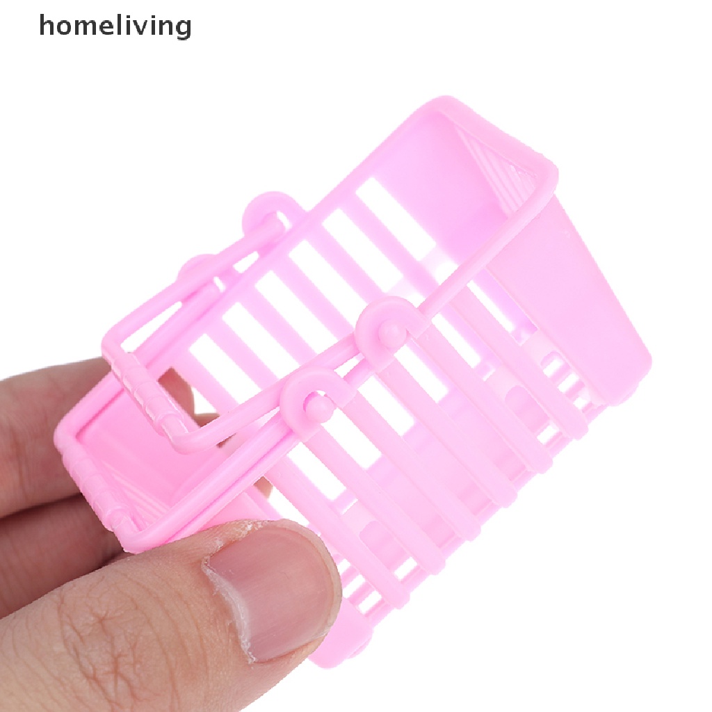 Set 2 Giỏ Mua Sắm Mini Đồ Chơi Dành Cho Nhà Búp Bê