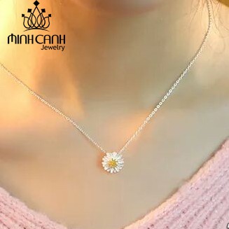 Dây Chuyền Bạc Ta Hoa Cúc Họa Mi - Minh Canh Jewelry