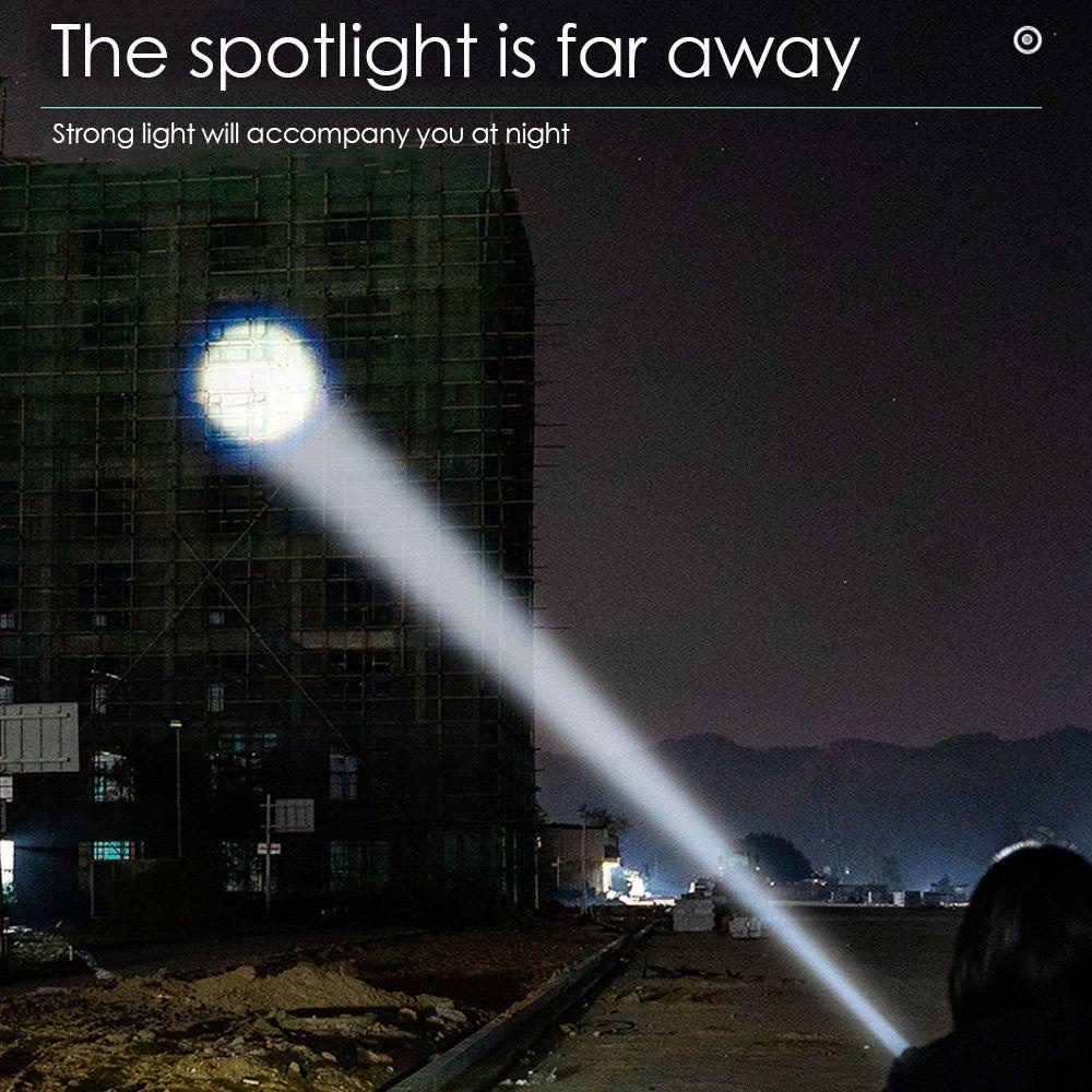 Đèn Pin Laser Ánh Sáng Trắng Siêu Sáng Sử Dụng Ngoài Trời Tiện Lợi