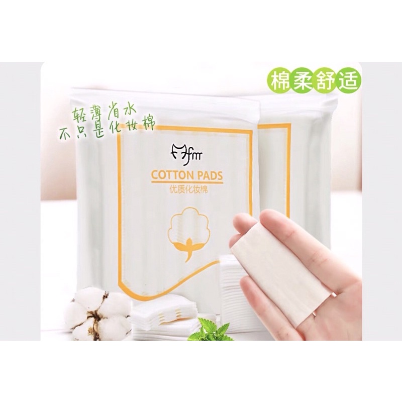 Bông tẩy trang Cotton Pads 222 miếng hàng 3 lớp loại 1 chuẩn nội địa Trung