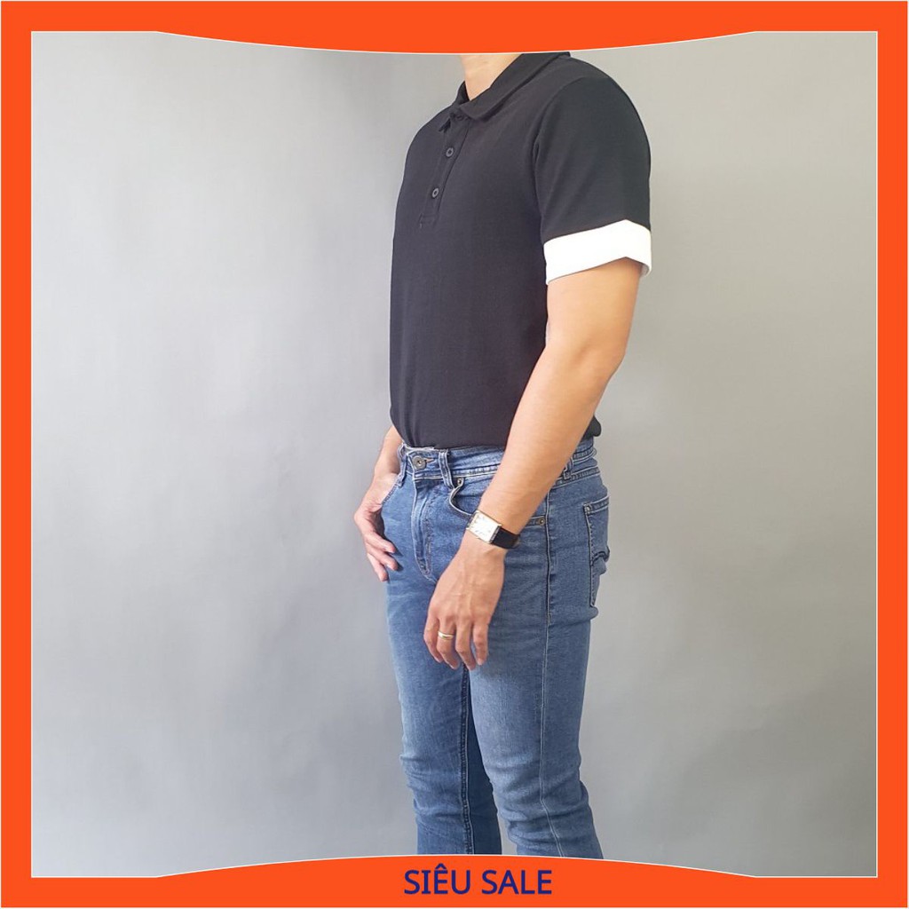 Áo Thun Nam Tay Ngắn | Áo Phông Nam Tay Lỡ Cổ Đứng Thời Trang Cao Cấp A02-04 nguyenhieu_shop1