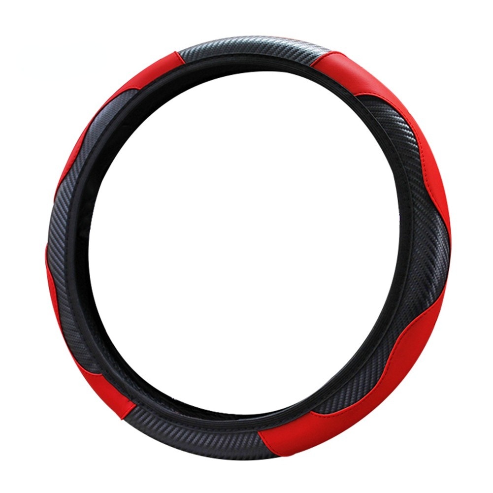 Vỏ Bọc Vô Lăng Xe Hơi 38Cm Giả Da Chống Trượt