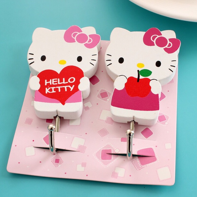 Set cặp móc dán Hello Kitty