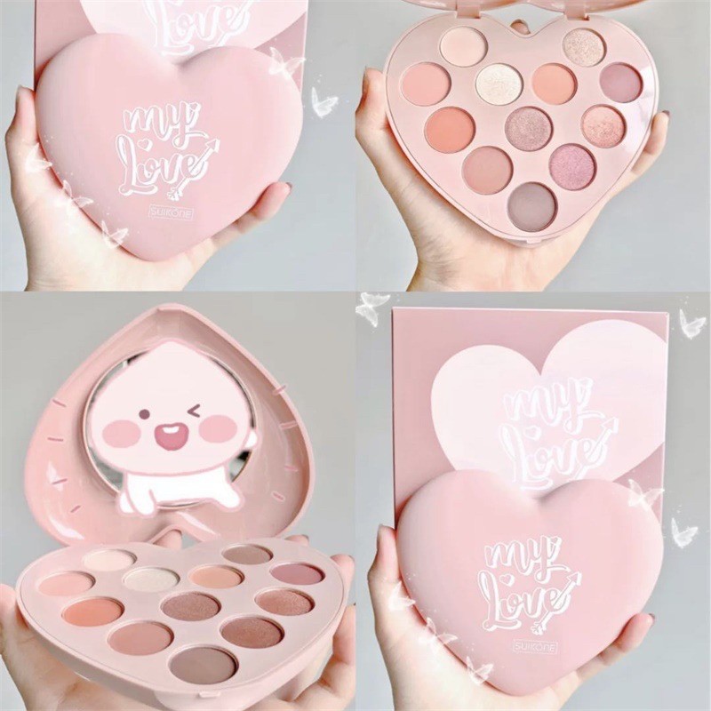 ( Mới ) Bảng phấn Mắt Trái Tim My Love Suikone 12 Ô | BigBuy360 - bigbuy360.vn