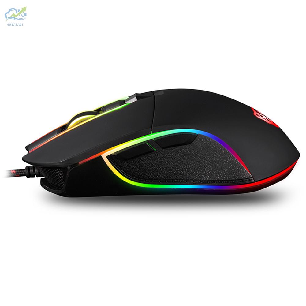 Chuột Quang Gaming Motospeed V30 6 Nút Bấm 3500dpi Có Đèn Led