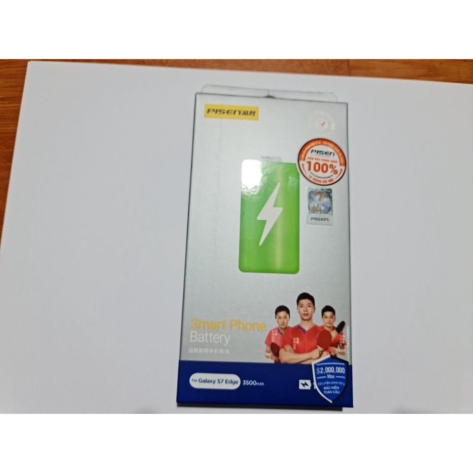 Pin Pisen Samsung Galaxy S7 Edge - Dung Lượng 3500mAh - Hàng Chính Hãng
