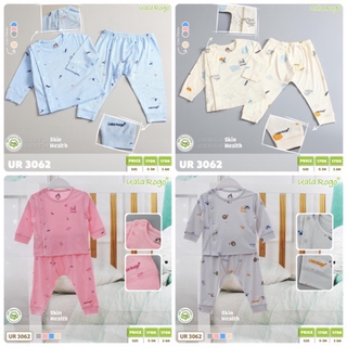 Bộ sơ sinh Uala rogo cài chéo (UR3062) - Hồng,0-3M (3-5kg)(~52cm)