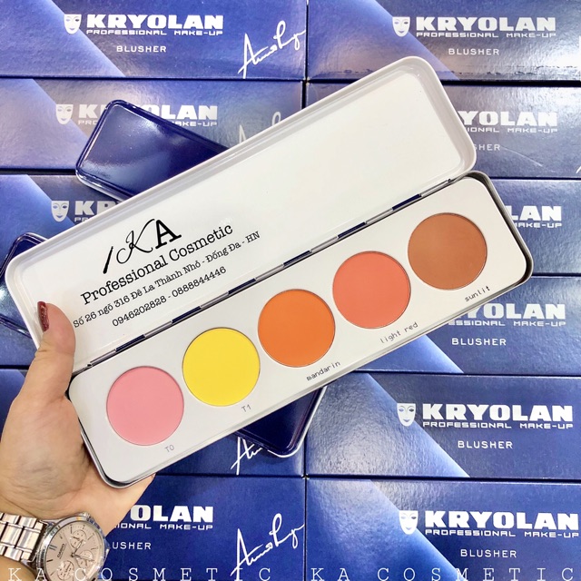 Bảng Má Hồng Kryolan 5 ô (Hàng Chính Hãng) | BigBuy360 - bigbuy360.vn