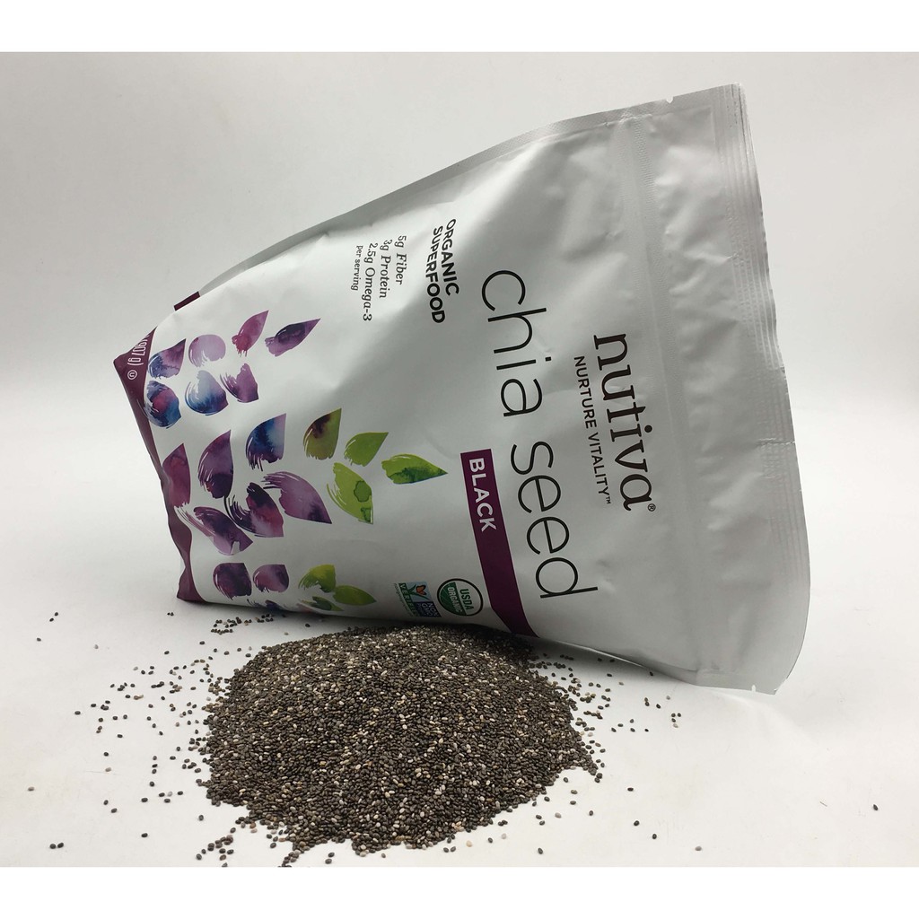 Hạt Chia NUTIVA Organic hàng chuẩn.