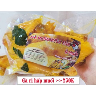 Gà ri nguyên con ủ muối hoa tiêu