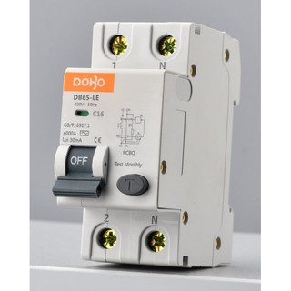 Aptomat Dobo - Aptomat dòng rò, chống giật RCBO 30mA (MCB+RCCB)