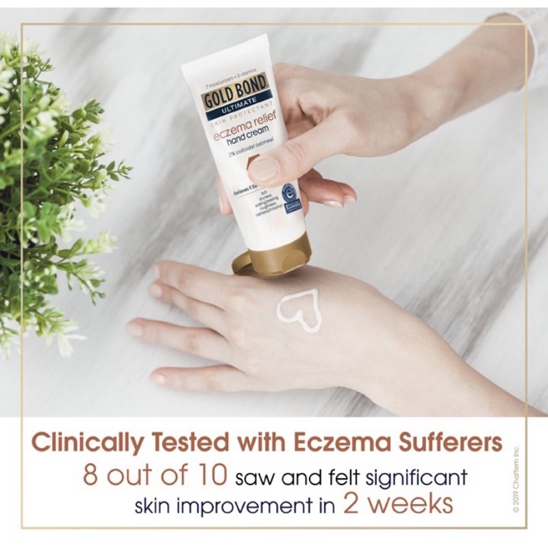 Kem giảm chàm và viêm da cơ địa Gold Bond Ultimate Eczema Relief Cream 226gr - CHÍNH HÃNG