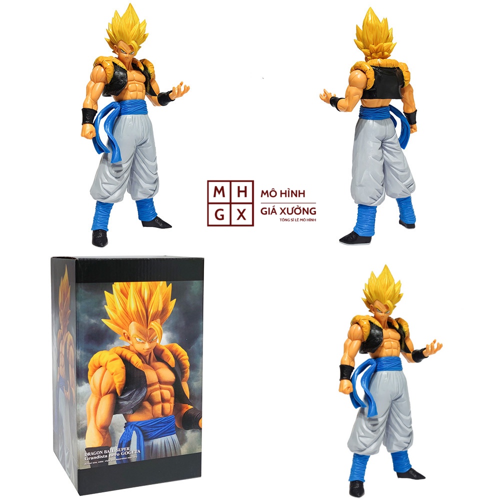 Mô hình Dragon Ball Gogeta tóc vàng , hàng siêu chất cao 32cm , figure mô hình 7 viên ngọc rồng , mô hình giá xưởng