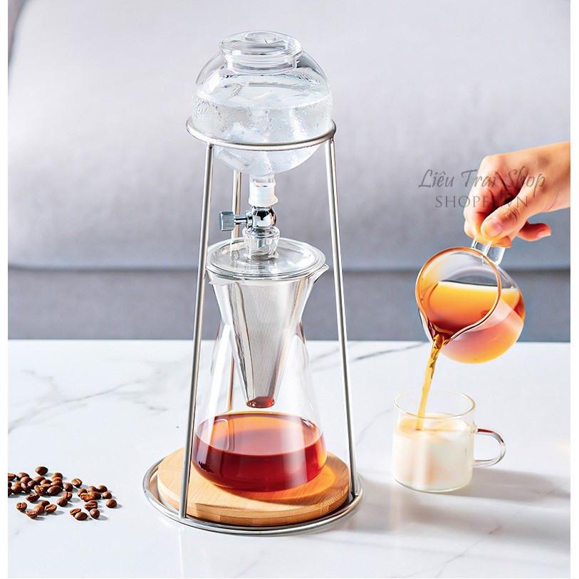 Bộ pha cà phê lạnh cold drip colbrew pha cafe đá iced coffee pot