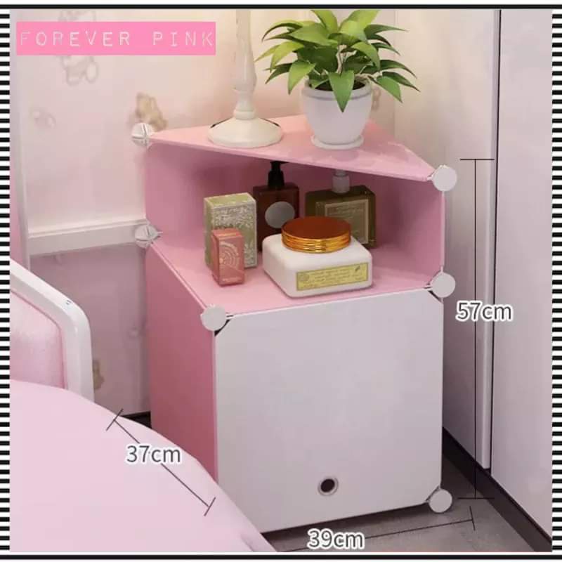Tủ nhựa Mini đầu giường 2 tầng gọn nhẹ