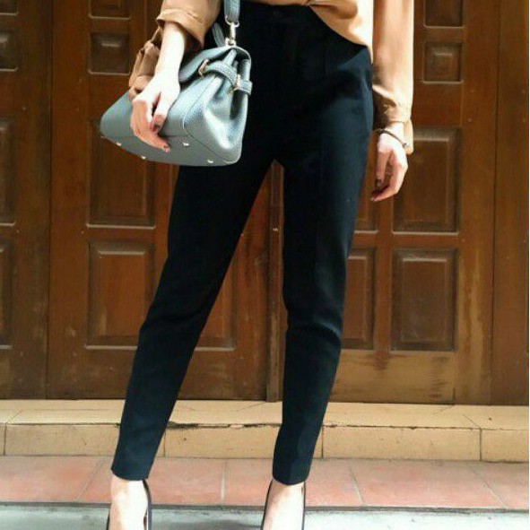 Quần tây ống đứng lưng thun nhún sau tôn dáng?.