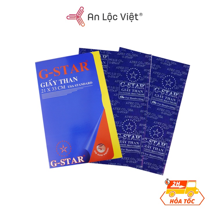 Giấy than A4 Gstar loại 1 - Horse 4400 - Giấy than 2 mặt A4 (100 tờ)