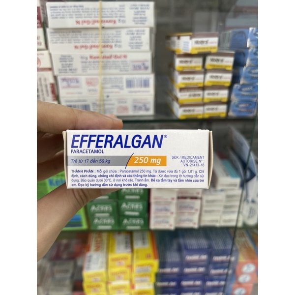 Eferalgan 250mg 12gói/hộp