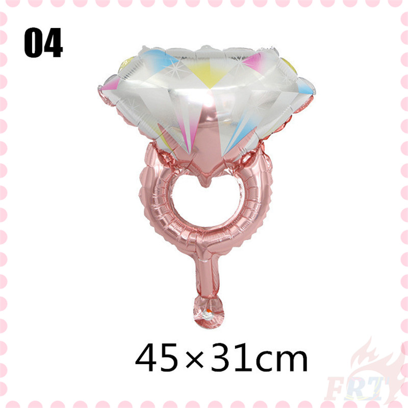 ♦ Trang Trí Tiệc - Bong Bóng ♦ 1 Bong Bóng Hình Nhẫn Kim Cương Trang Trí Tiệc