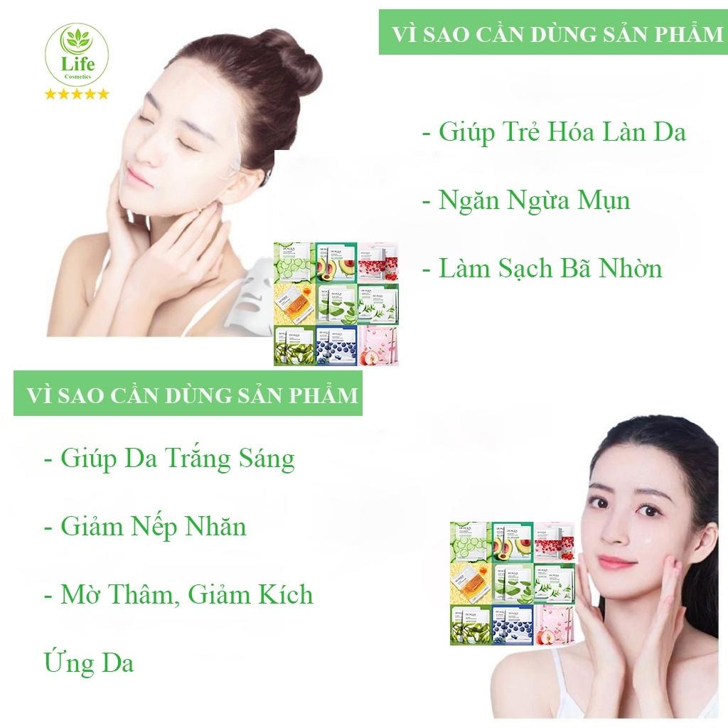 Mặt Nạ Giấy Hoa Quả Bioaqua – Mặt Nạ Dưỡng Trắng Dưỡng Trắng Cấp Ẩm Giảm Mụn Mờ Thâm Nội Địa Trung Life Cosmetics | BigBuy360 - bigbuy360.vn