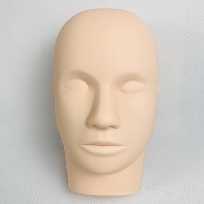 Đầu Manocanh Silicon Mềm, Đầu Canh Tập Nối Mi, Massage Trong Spa