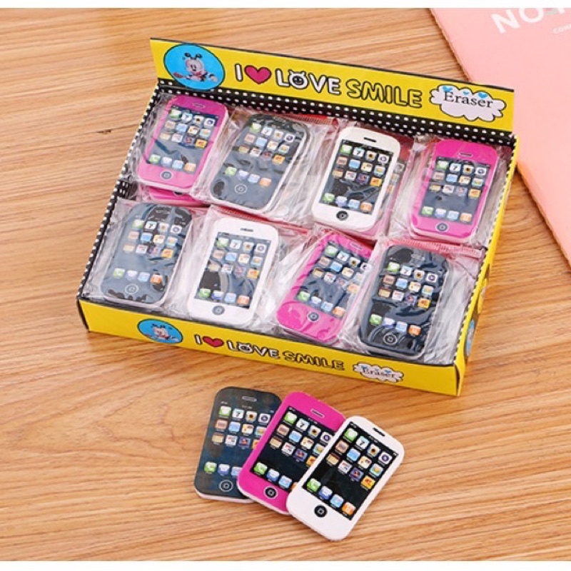 Tẩy chì hình điện thoại iphone xinh xắn