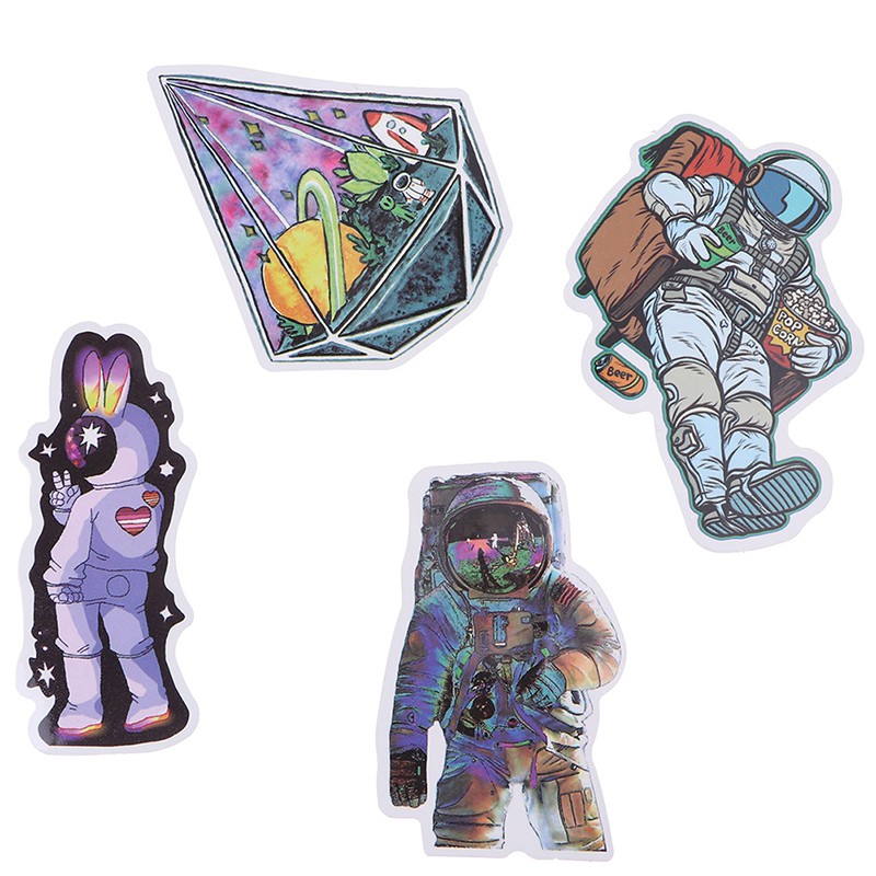 Bộ 50 Nhãn Dán Hình Họa Tiết Phi Hành Gia Ufo Nhiều Màu Sắc | BigBuy360 - bigbuy360.vn