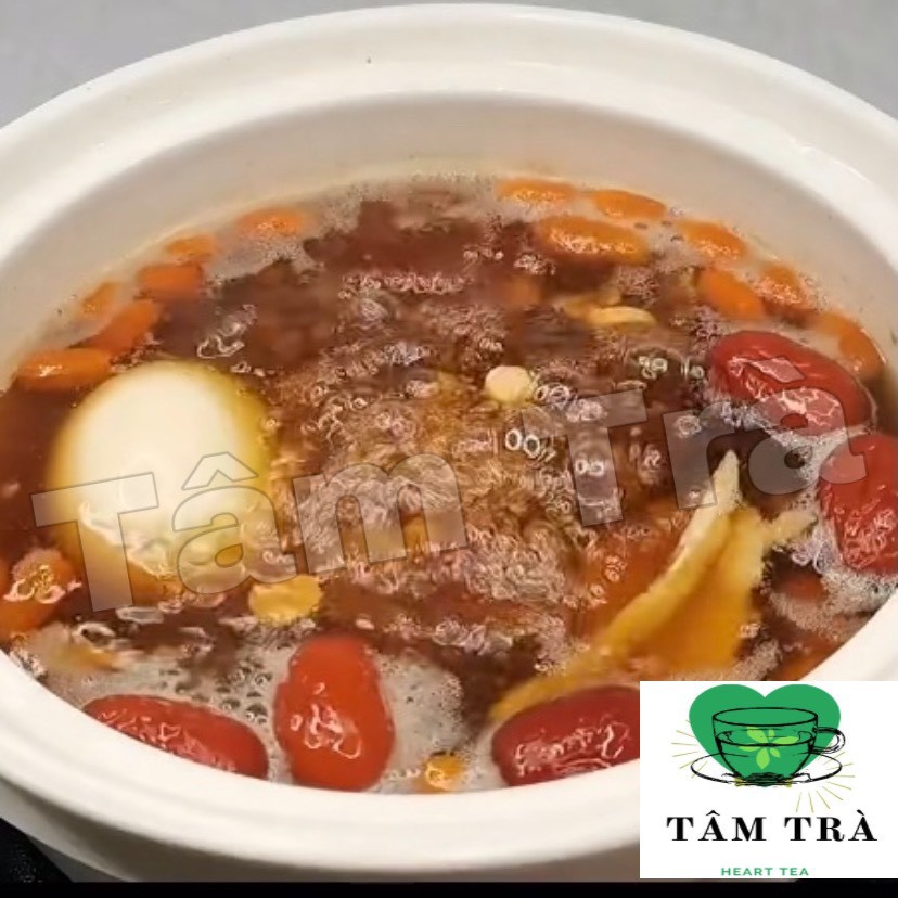 Canh Tam Bảo-Bổ máu,dưỡng nhan,điều hòa kinh nguyệt -Gói Canh Thảo Dược -Tâm Trà