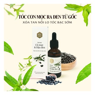 Serum Cỏ Mực Mộc Nhu - Kích thích mọc tóc, ra đen từ gốc, trị tóc bạc.