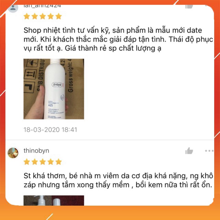DẦU TẮM DƯỠNG ẨM THIÊN NHIÊN ATOPY ZIAJA️ - DÀNH DA NHẠY CẢM - MẪU MỚI 2020 | BigBuy360 - bigbuy360.vn