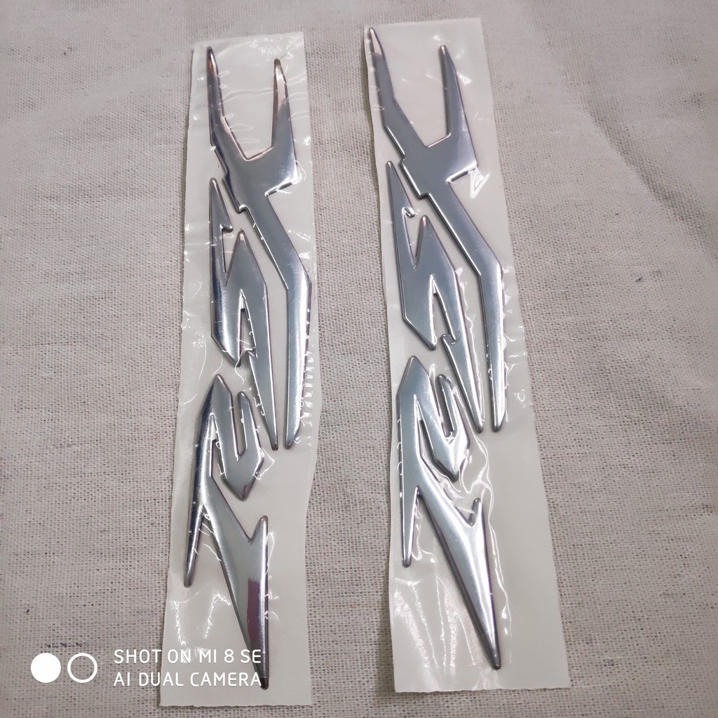 [GIÁ GỐC] TEM CHỮ RSX DÁN XE XI BÓNG SIÊU ĐẸP (MÀU BẠC)