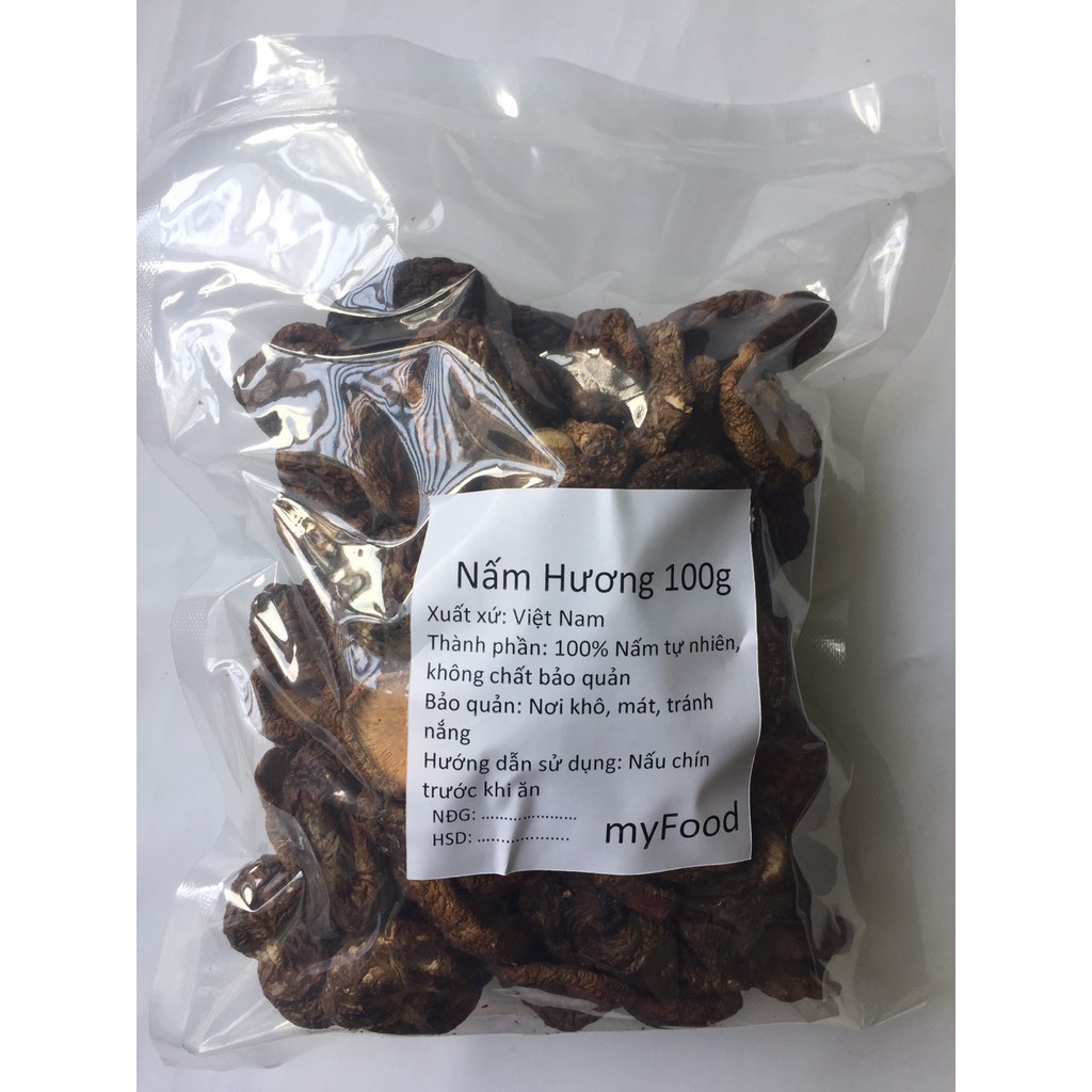 100g-500g Nấm Hương Rừng / Nấm hương Đông Cô - SaPa - loại to