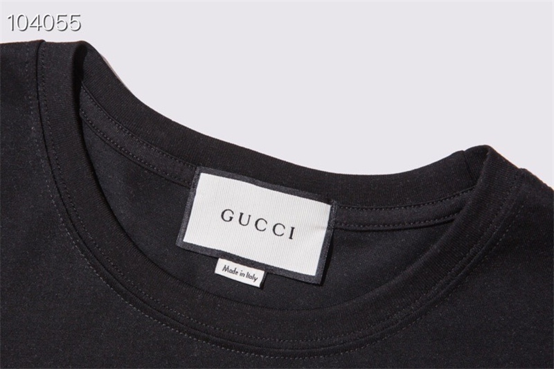 GUCCI Fashion casual round neck cotton couple short-sleeved T-shirt 2256#