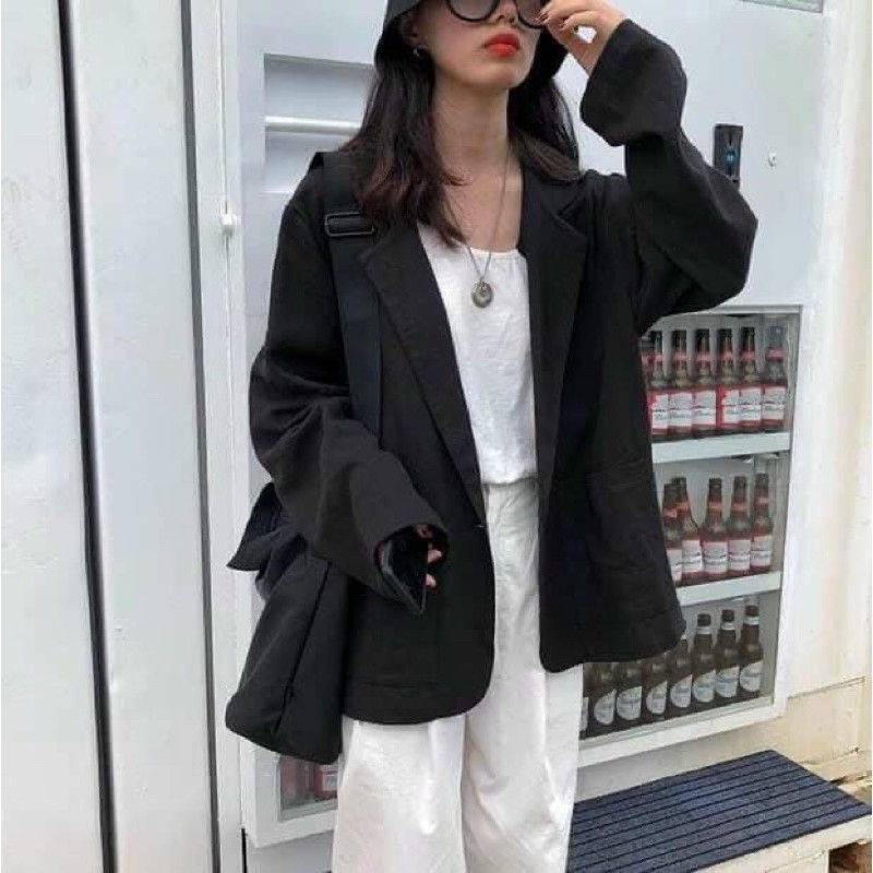 áo blazer 2 màu kèm ảnh thật