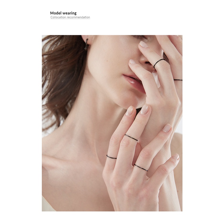 Nhẫn Bạc 925 Thiết Kế Đặc Biệt Đơn Giản Thời Trang Cho Nữ