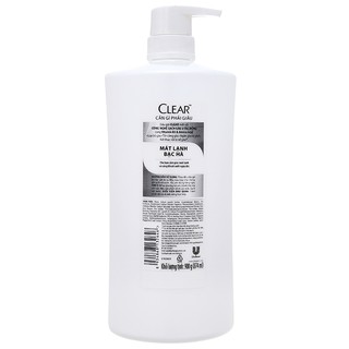 Dầu gội clear bạc hà 900g