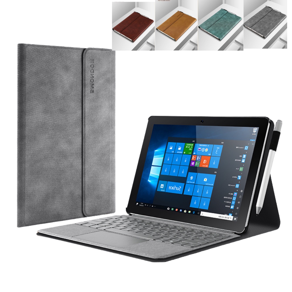 Bao da kiêm ốp lưng cho Surface Go - Surface Pro 4,5,6,7,8 . Surface Pro X + Phong Cách Thời trang c