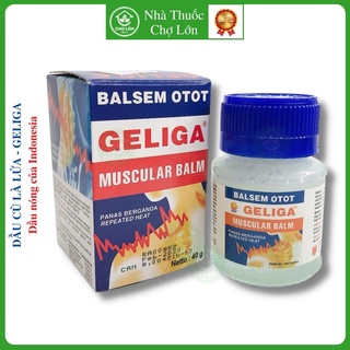 Dầu cù là lửa Geliga muscular balm 40G - dầu nóng Con Ó Indonesia - Xoa bóp, nhức mỏi - Nhà thuốc Chợ Lớn
