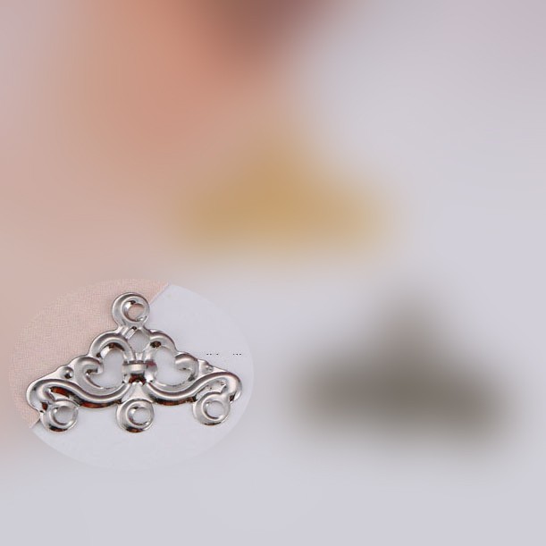 5 phiến treo 3 lỗ 23*16mm nguyên liệu làm trâm làm trang sức cổ trang